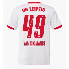 RB Leipzig Yan Diomande #49 Domaci Dres 2025-26 Kratak Rukavima